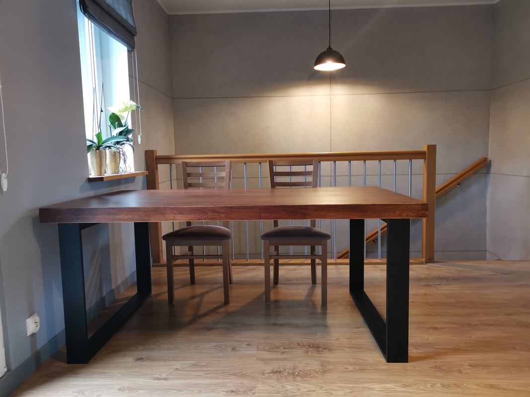 stół z drewna dębowego do jadalni, salonu, biura, firmy, producent, Poznań