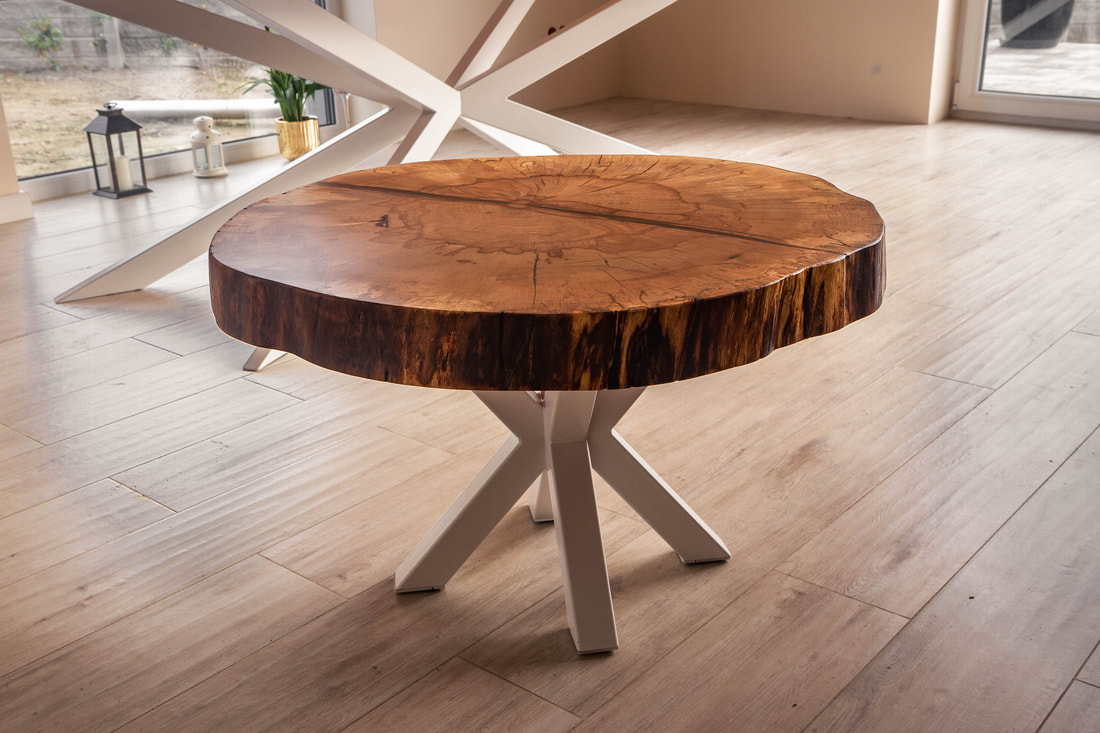 stolik z plastra drewna na zamówienie warszawa